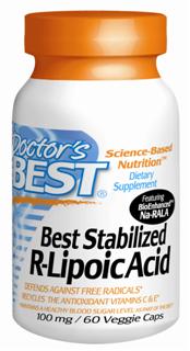 Best Stabilized R-Lipoic Acid featuring BioEnhanced Na-RALA  can be useful for enhanced cardiovascular health, in support of antioxidant activity and maintaining healthy glucose metabolism functions. R-Lipoic Acid also assists a variety of systems, such as, helping to support healthy arterial function, helping to maintain healthy weight as part of a healthy diet, and supporting healthy lipid metabolism. The recently discovered potential to help maintain healthy weight in conjunction with wise dietary and lifestyle choices may be another mechanism by which it supports cardiovascular health..
